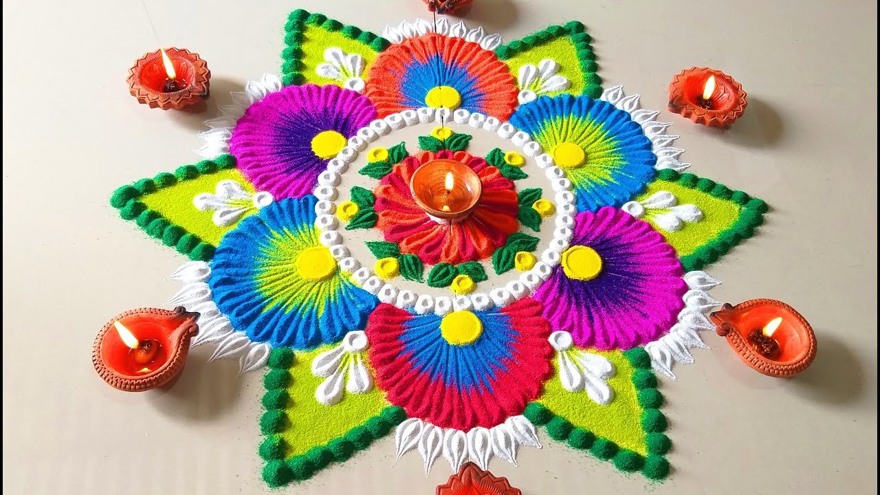 Beautiful:5sfvkcdd04k= Simple Rangoli Designs for Diwali