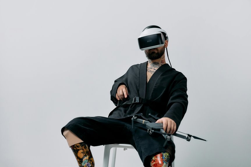 virtual reality enhances drones