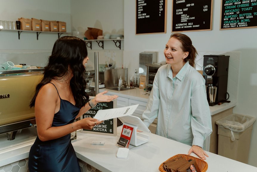 quick welcoming customer experience