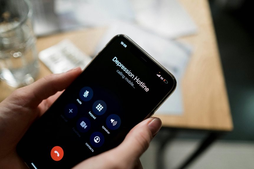 supportive contact line available